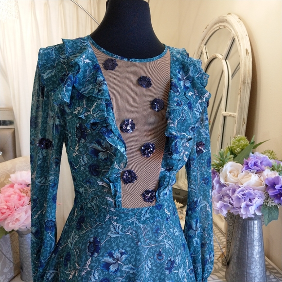 🍒NWT🍒 FOR LOVE & LEMONS COCKTAIL DRESS - Picture 2 of 6